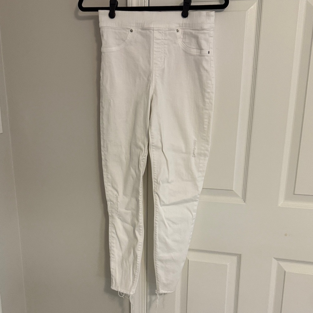 SPANX Women's Skinny White Jeans